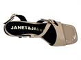 janet j-182 taupe sandalo  donna pelle tacco alto