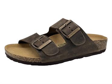 bionatura thesir caffe ciabatta donna doppia fascia