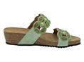 grunland cb0828 menta ciabatta donna re-soft strass