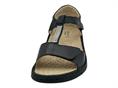 grundland SC5154 nero sandalo donna plantare pelle