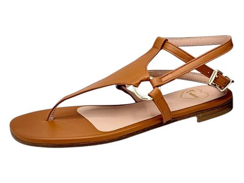 sei unica 103 cuoio sandalo  donna pelle infradito