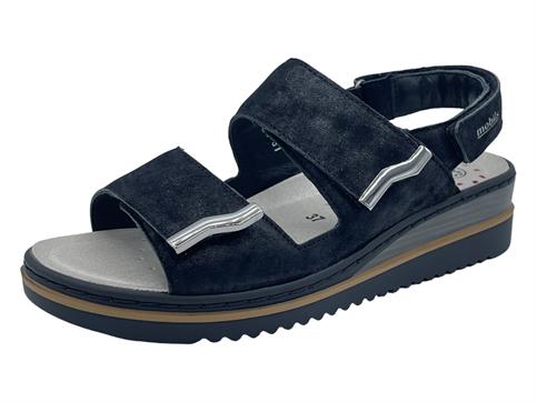 mephisto darcie nero sandalo donna pelle velcro