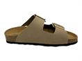grunland cb0076 kaki ciabatta donna doppia fascia