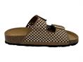 grunland cb7832 taupe ciabatta donna doppia fascia