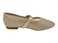 gold&gold gd398 oro ballerina tessuto swaroski donna