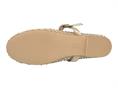 gold&gold gd398 oro ballerina tessuto swaroski donna