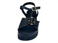 18+ 9015 nero sandalo donna pelle zeppa