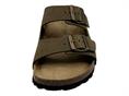 grunland cb7005 oliva ciabatta doppia fascia uomo