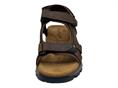 grunland sa2619 t moro sandalo sportivo  pelle  uomo
