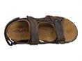 grunland sa2619 t moro sandalo sportivo  pelle  uomo