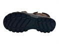 grunland sa2619 t moro sandalo sportivo  pelle  uomo