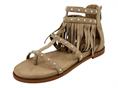 gold&gold gd471 beige sandalo  donna