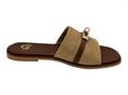 gold&gold gp896 taupe ciabatta fascia donna