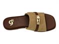 gold&gold gp896 taupe ciabatta fascia donna
