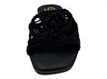 gold&gold fl281 nero ciabatta fascia tessuto donna