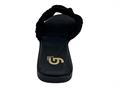 gold&gold fl281 nero ciabatta fascia tessuto donna
