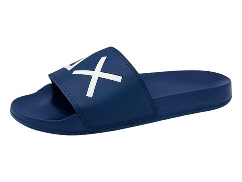 sun68 x35102 blu ciabatta  uomo fascia Polyurethane