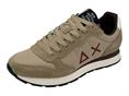 sun68 z46101 beige sneakers tessuto  uomo