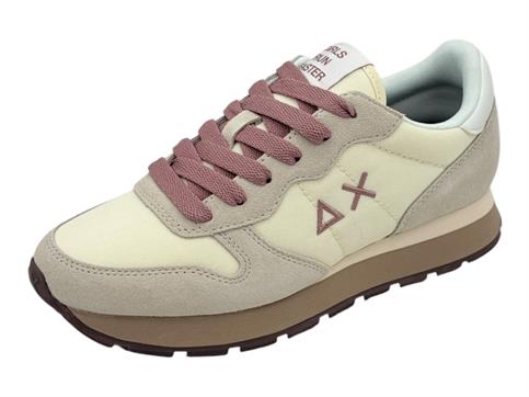 sun68 z46201 bianco sneakers tessuto  donna