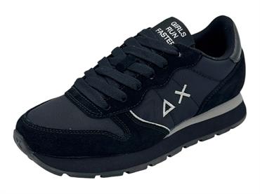sun68 z46202 nero sneakers tessuto  donna