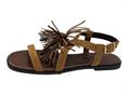 inuovo e35019 tabacco sandalo camoscio donna