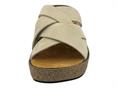 frau 60d0 marrone ciabatta donna pelle zeppa memory