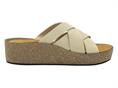 frau 60d0 marrone ciabatta donna pelle zeppa memory