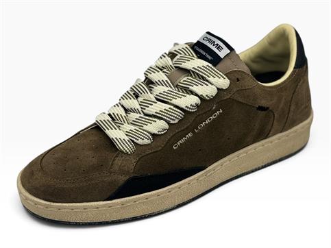 crime london 10908aa9 beige sneakers camoscio  uomo