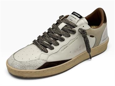 crime london 10200aa9 bianco sneakers pelle uomo