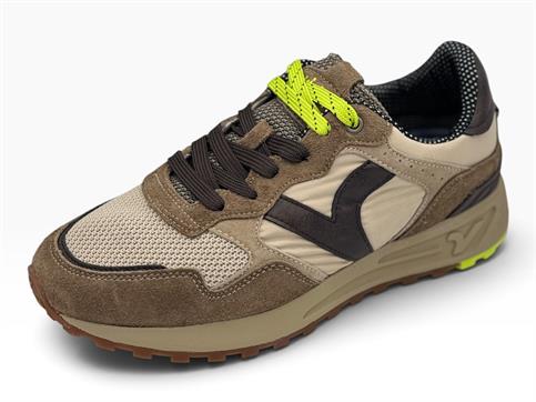victoria 8814102 crema sneakers uomo tela camoscio