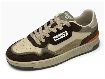 victoria 8800126 taupe sneakers pelle camoscio uomo