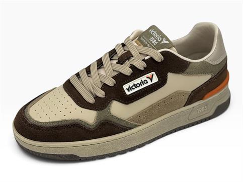 victoria 8800126 taupe sneakers pelle camoscio uomo