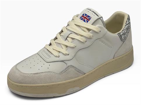crime london 20402pp7 bianco sneakers pelle  donna