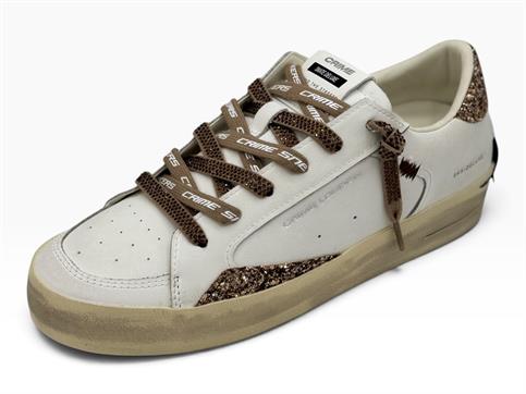 crime london 23104aa9 bianco sneakers pelle donna