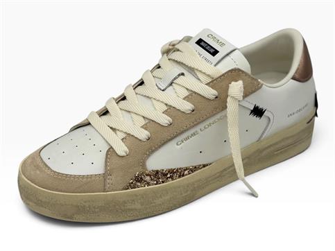 crime london 25100aa8 bianco sneakers pelle donna