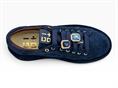 gio+ oliva148 blu sneakers camoscio zirconi donna