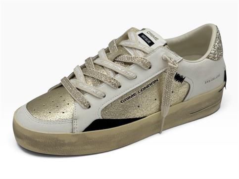 crime london 23105aa9 oro sneakers pelle donna