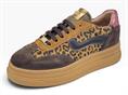 janet j-1050 testa di moro sneakers leopardato donna