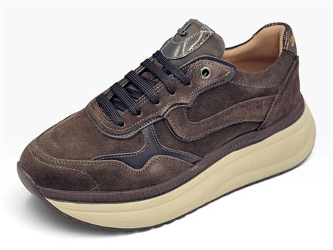 janet j-1072 testa di moro camoscio sneakers  donna