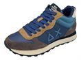 sun68 z46118 blu sneaker tessuto  uomo