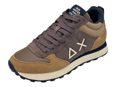 sun68 z46118 marrone sneaker tessuto uomo