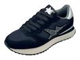 sun68 z46223 nero sneaker tessuto  donna