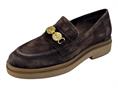 melluso r45452 testa moro mocassino camoscio donna