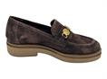 melluso r45452 testa moro mocassino camoscio donna