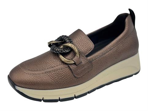 melluso r25102 testa di moro mocassino pelle donna
