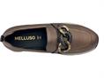 melluso r25102 testa di moro mocassino pelle donna