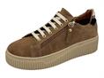 melluso 055097 beige sneakers camoscio  donna