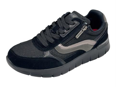 grunland sc6345 nero sneakers  donna