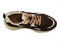 gold&gold gb1102 caffe sneaker tessuto donna