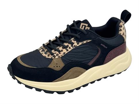 gold&gold gb1106 nero sneaker tessuto  donna